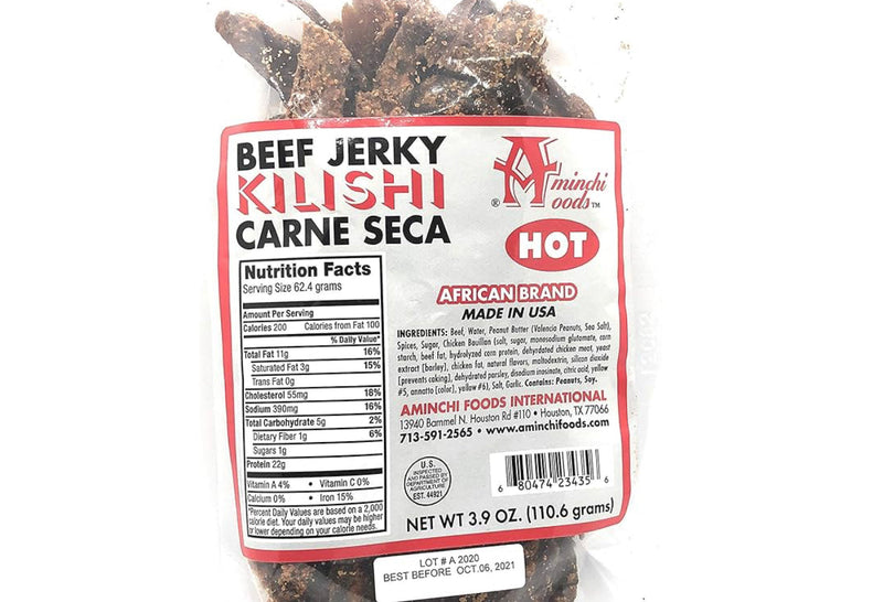 Kilishi - Spicy African Beef Jerky, Premium Snack 3.7oz