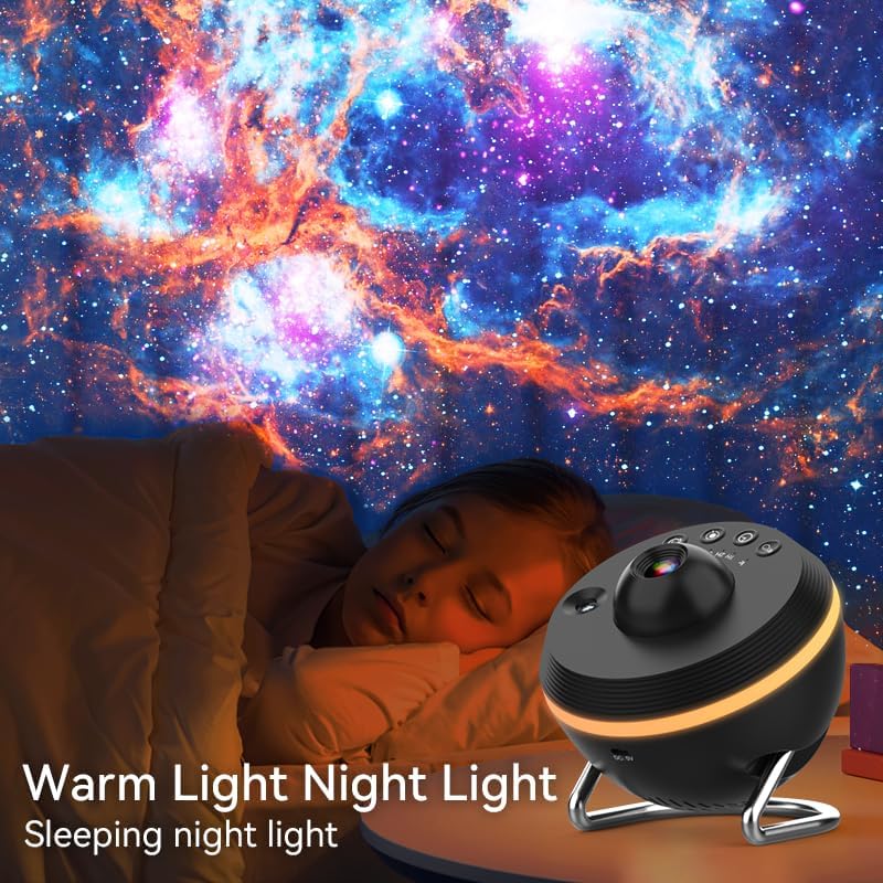 Star Projector,Flevo Galaxy Projector for Bedroom,with Planetarium Projector Night Light,4K Replaceable 13 HD Galaxy Discs,360 °Rotation,for Kids Christmas and Halloween,Party,Birthday,Valentines Gift