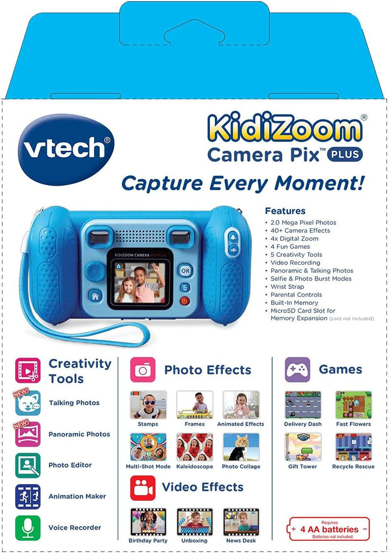 VTech KidiZoom Camera Pix Plus, Blue