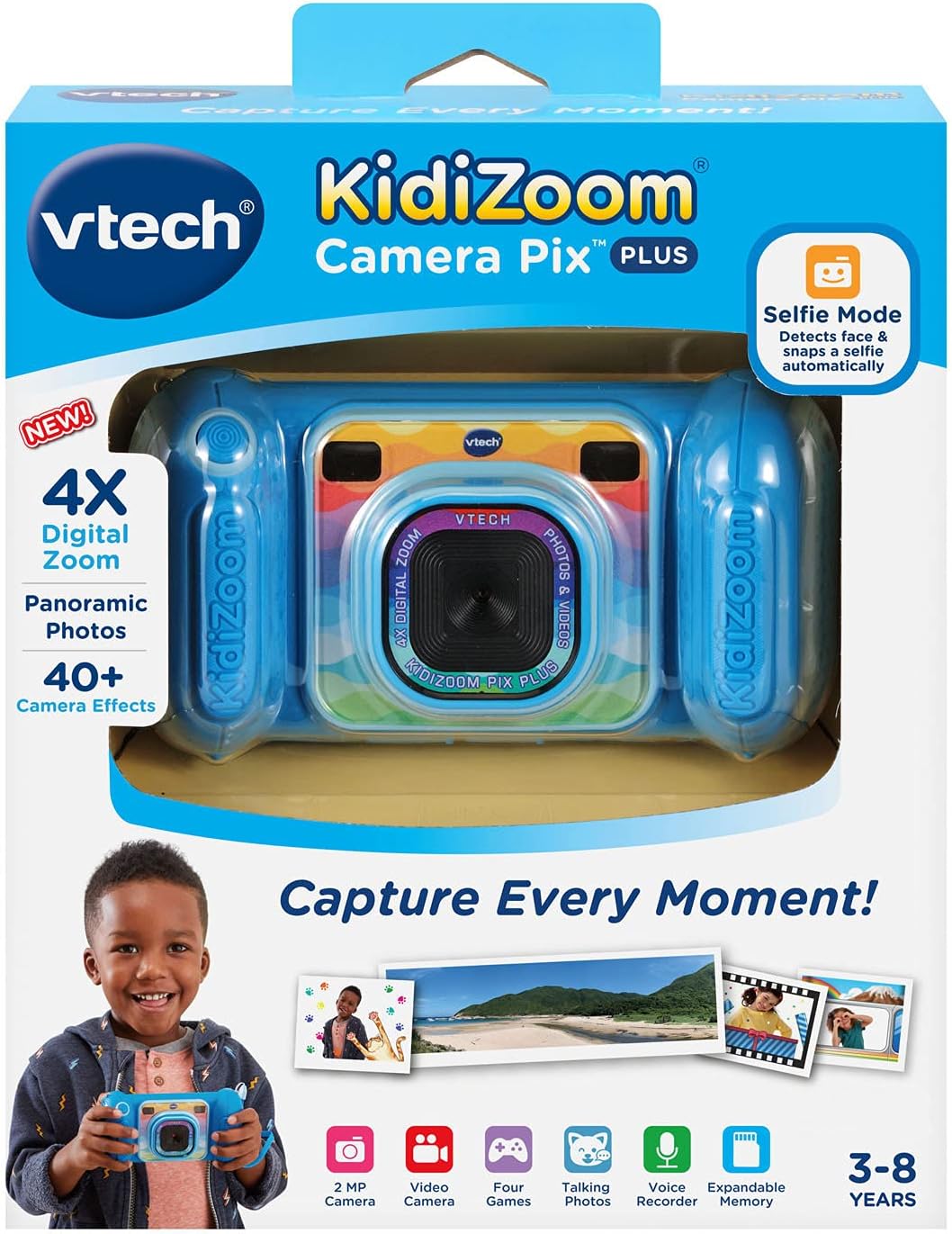 VTech KidiZoom Camera Pix Plus, Blue