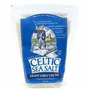 Celtic Sea Salt Light Grey - 1lb, Mineral-Rich Natural Salt