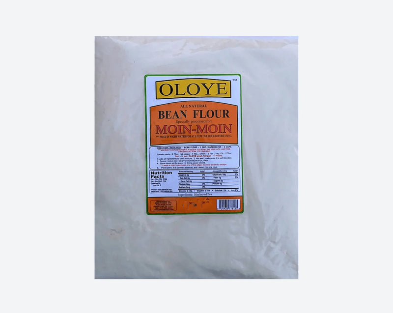 Oloye Peeled Beans Flour - 4lb, Moin-Moin & Akara Ready