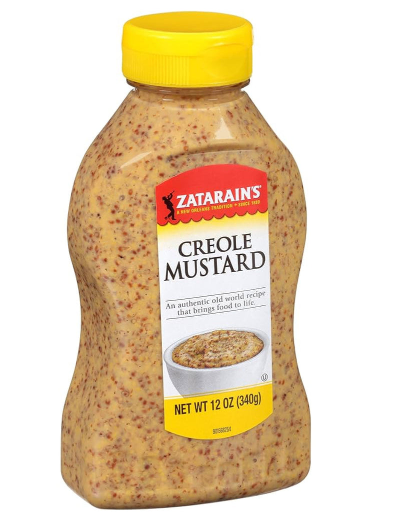 Zatarain’s Creole Mustard - 12oz, Bold & Spicy Flavor