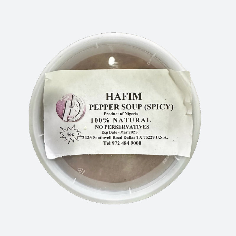 Hafim Pepper Soup Mix - Authentic African Spice Blend for Rich Soups