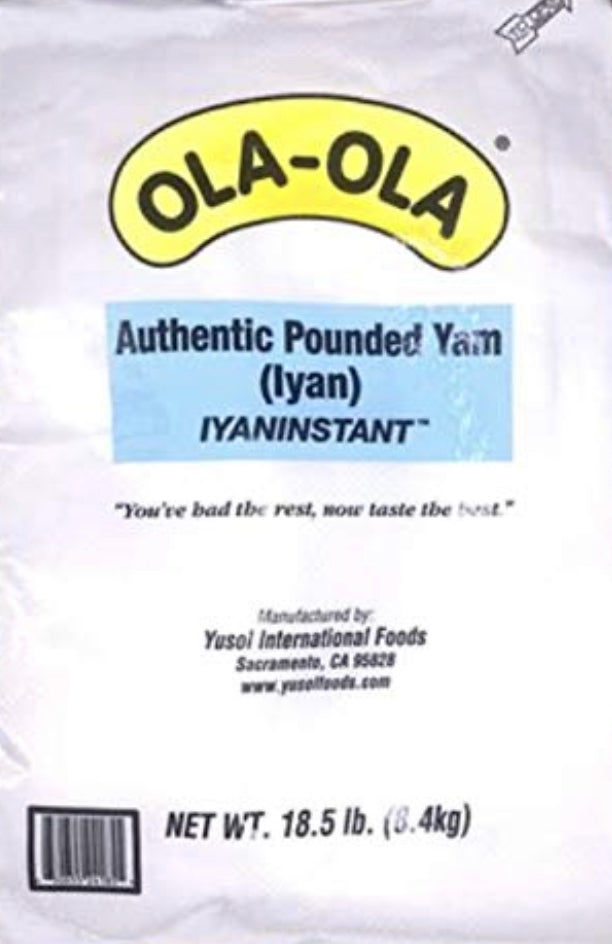 Ola Ola Pounded Yam Flour - Premium Quality for Smooth & Tasty Pounded Yam